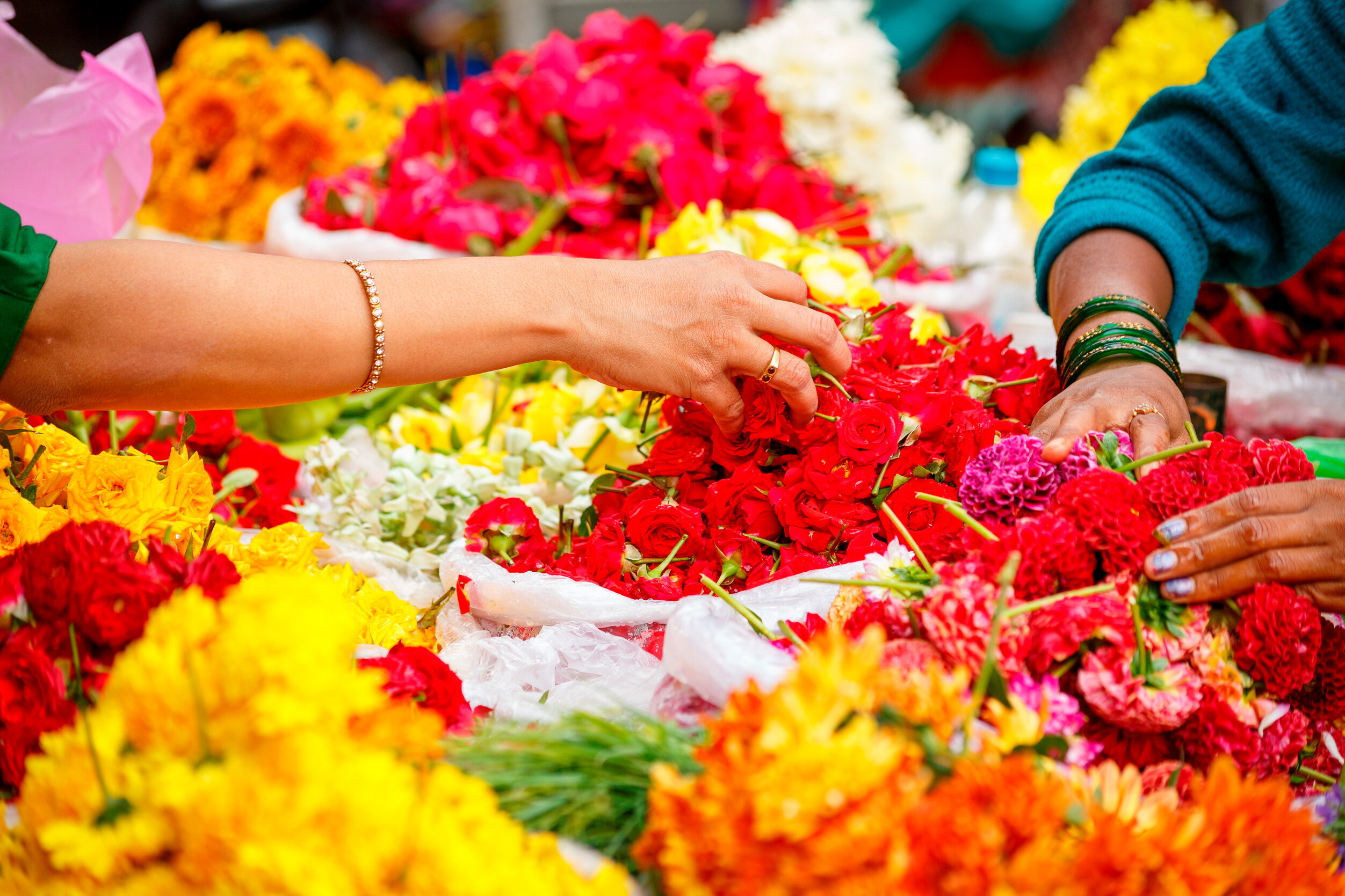 Flowers buying in Bangalore
