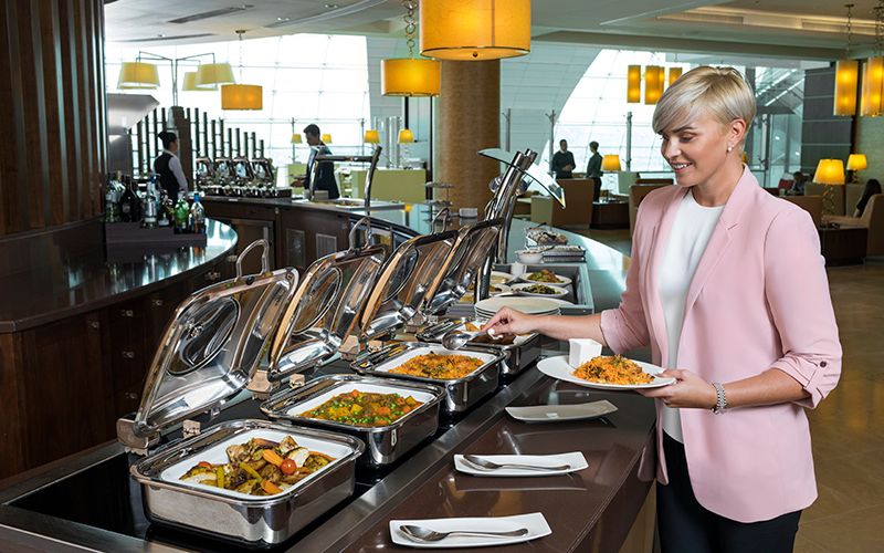 Emirates Business Class Lounge DXB