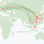 EVA AIR Streckennetz