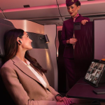 Qatar Woman Business Cabin